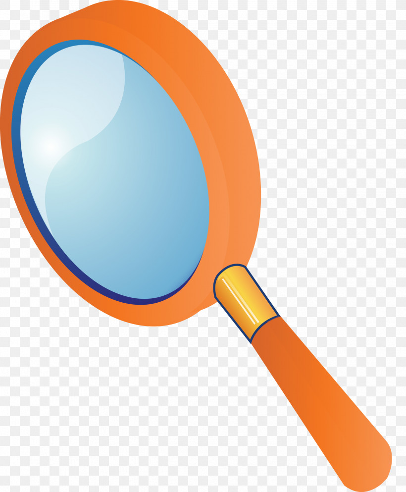 Magnifying Glass Magnifier, PNG, 2477x3000px, Magnifying Glass, Magnifier, Makeup Mirror, Orange, Ping Pong Download Free