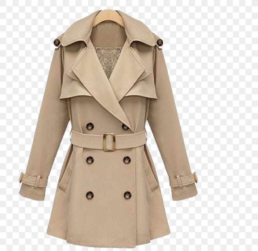 Trench Coat Jacket Double-breasted Overcoat, PNG, 800x800px, Trench Coat, Beige, Button, Clothes Hanger, Clothing Download Free
