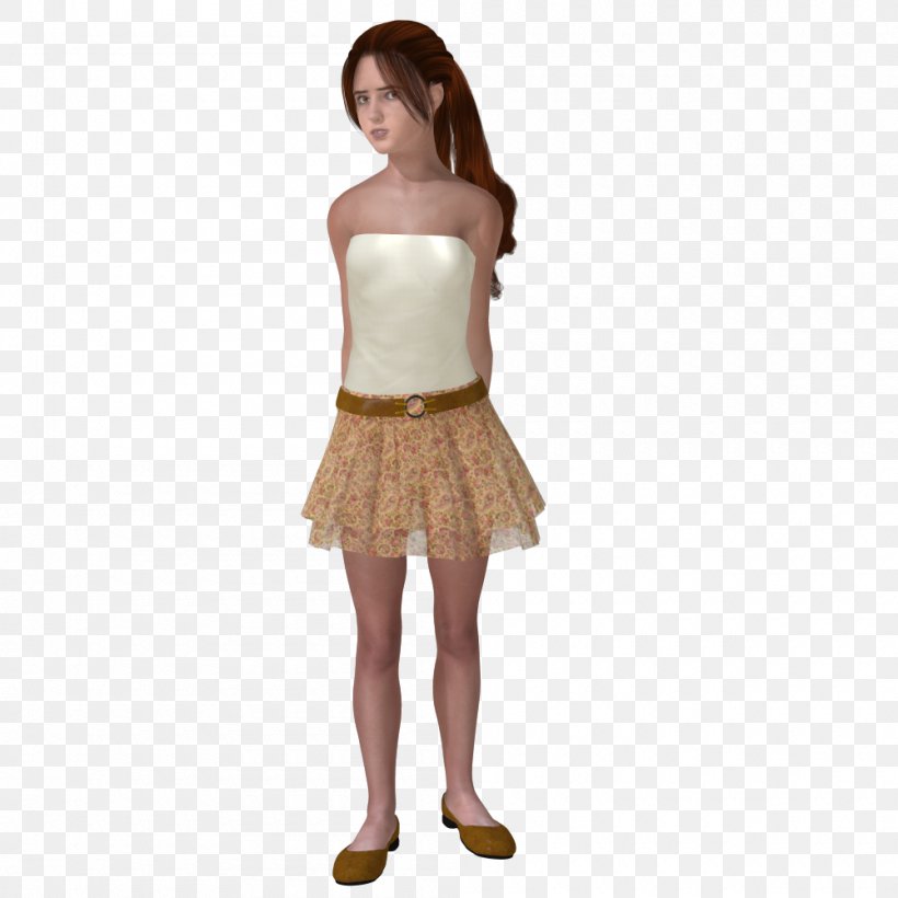 Miniskirt Cocktail Dress Shoulder, PNG, 1000x1000px, Watercolor, Cartoon, Flower, Frame, Heart Download Free