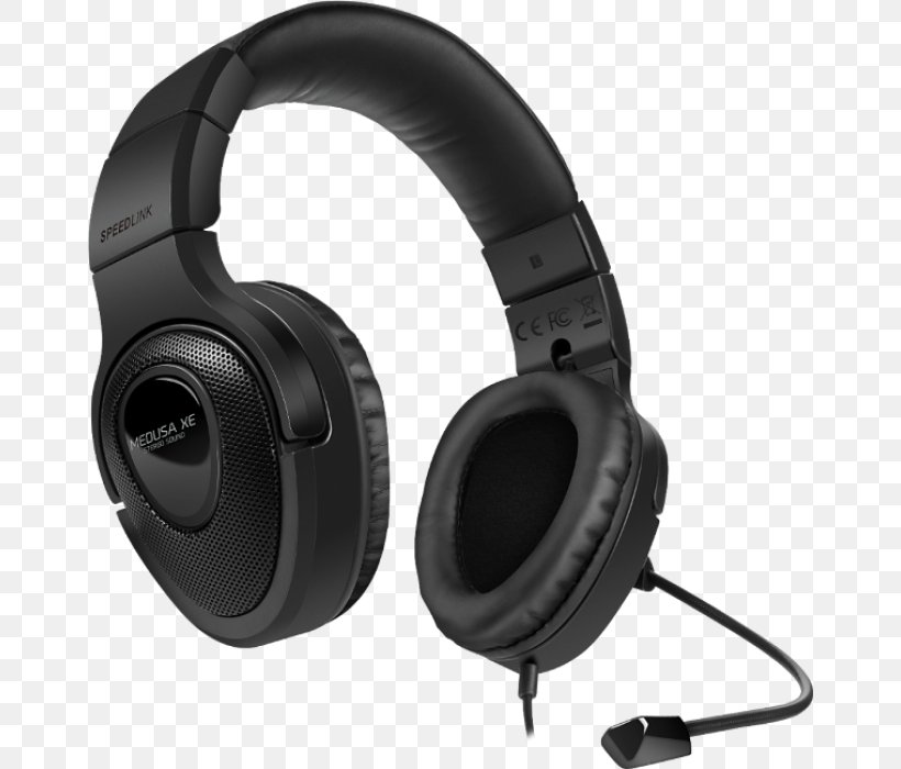 SPEEDLink MEDUSA XE Stereo Gaming Headset, Black SPEEDLink MEDUSA XE Stereo Gaming Headset, Black Headphones Microphone, PNG, 700x700px, Medusa, Audio, Audio Equipment, Computer, Electronic Device Download Free