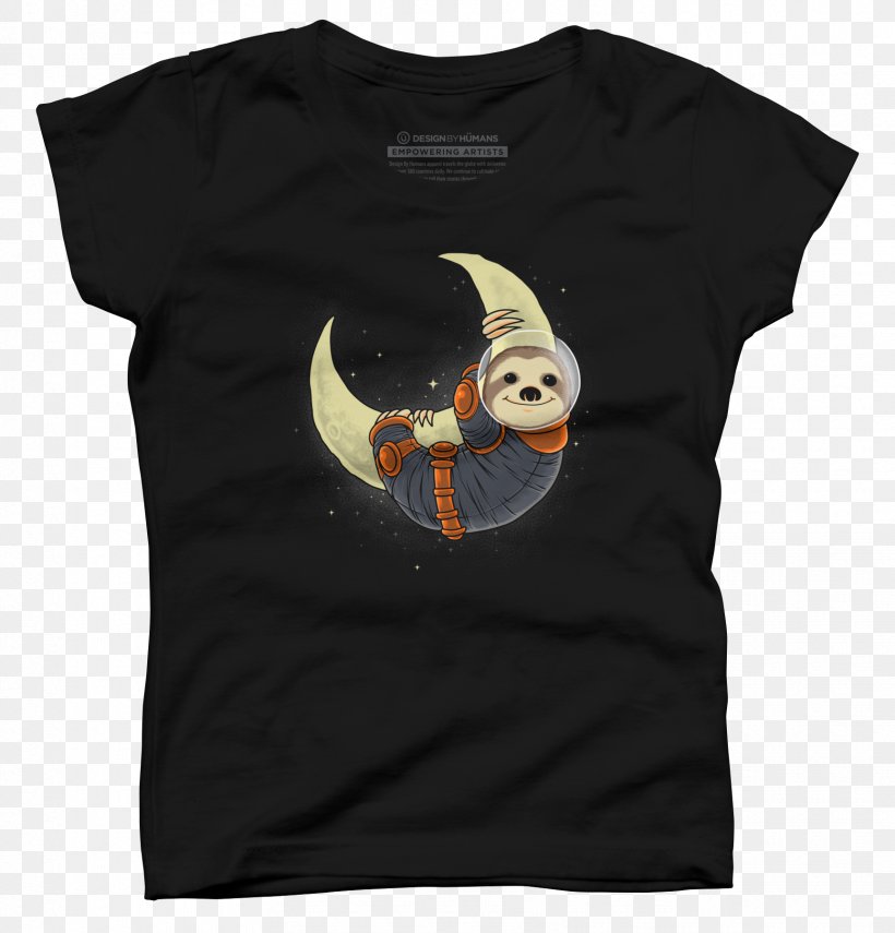 T-shirt Hoodie Sloth Clothing, PNG, 1725x1800px, Tshirt, Artist, Astronaut, Black, Brand Download Free