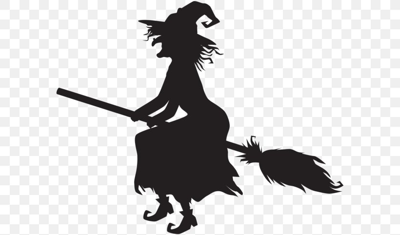 Witchcraft Clip Art, PNG, 600x482px, Witchcraft, Bird, Black, Black And White, Fictional Character Download Free