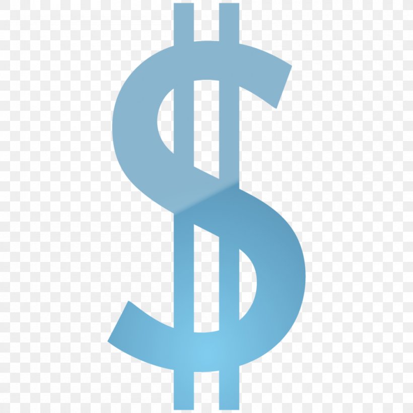 Dollar Sign United States Dollar Clip Art, PNG, 1000x1000px, Dollar Sign, Blue, Brand, Currency Symbol, Dollar Download Free