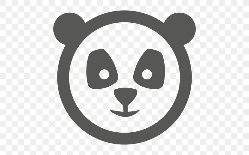 Giant Panda, PNG, 512x512px, Giant Panda, Animation, Bear, Black, Black And White Download Free