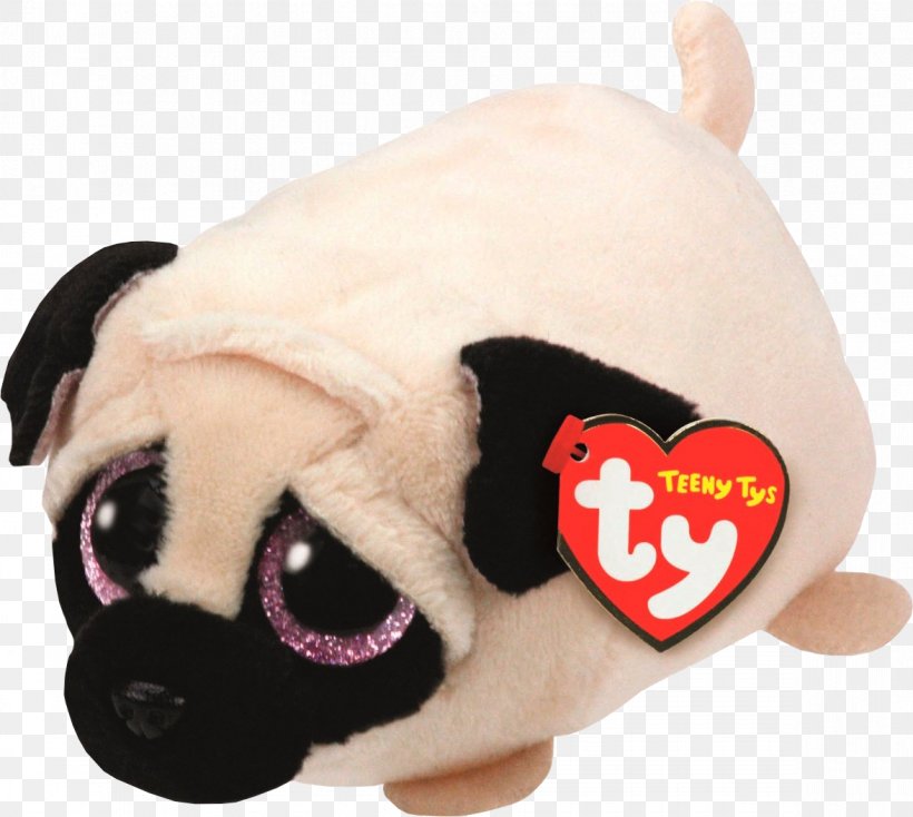 Pug Beanie Babies Stuffed Animals & Cuddly Toys Ty Inc., PNG, 1175x1052px, Pug, Beanie, Beanie Babies, Birthday, Carnivoran Download Free