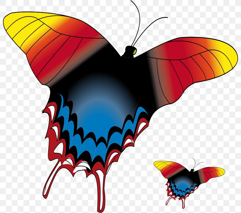 Butterfly Clip Art, PNG, 800x724px, Butterfly, Arthropod, Brush Footed Butterfly, Butterflies And Moths, Cartoon Download Free