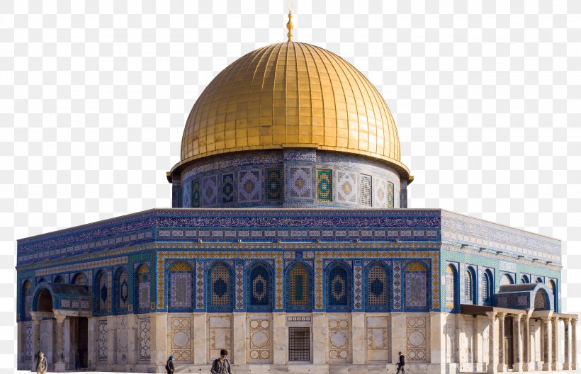 Dome Of The Rock Temple Mount Old City Mount Of Olives Umayyad Caliphate, PNG, 3000x1932px, Dome Of The Rock, Abd Almalik Ibn Marwan, Arch, Building, Byzantine Architecture Download Free