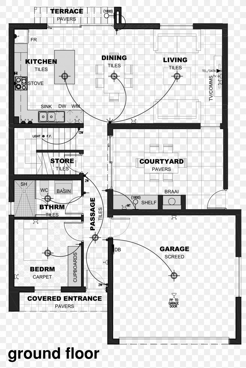 Floor Plan Building Property World Sales Office Site Plan, PNG, 1292x1927px, Floor Plan, Area, Bed, Bedroom, Black And White Download Free