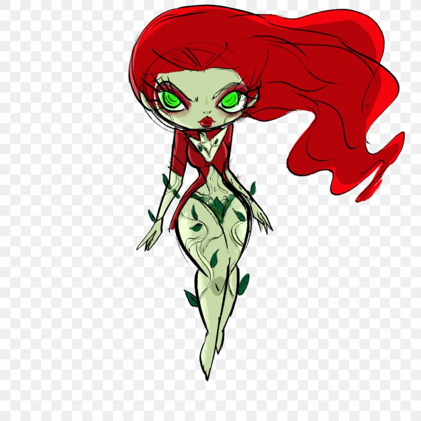 Poison Ivy Legendary Creature Clip Art, PNG, 1024x1024px, Watercolor, Cartoon, Flower, Frame, Heart Download Free