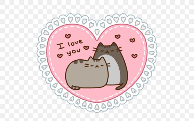 Cat Kitten GIF Pusheen Love, PNG, 512x512px, Cat, Cuteness, Gfycat, Giphy, Heart Download Free