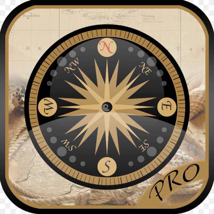 Compass Circle Brown Clock, PNG, 1024x1024px, Compass, Brown, Clock Download Free