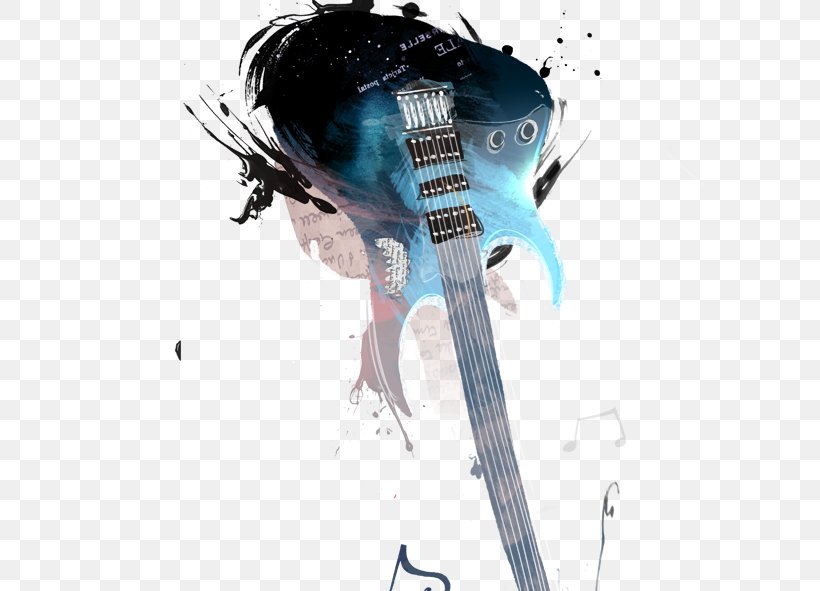 Electric Guitar Poster, PNG, 591x591px, Watercolor, Cartoon, Flower, Frame, Heart Download Free