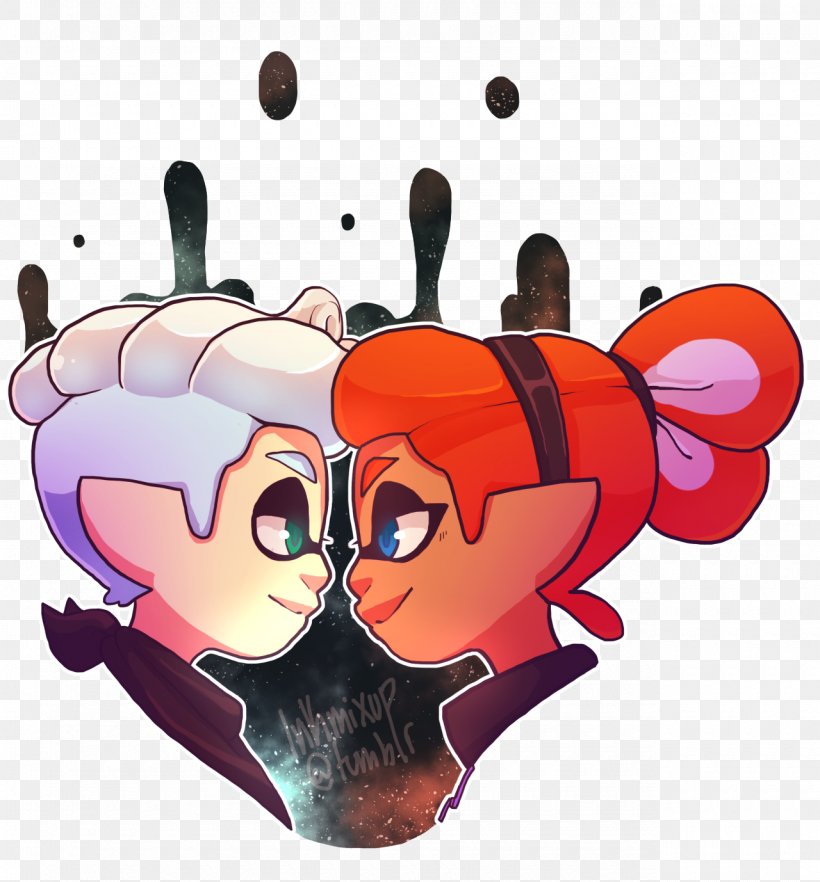 Splatoon Drawing Squid Fan Art, PNG, 1280x1378px, Watercolor, Cartoon, Flower, Frame, Heart Download Free