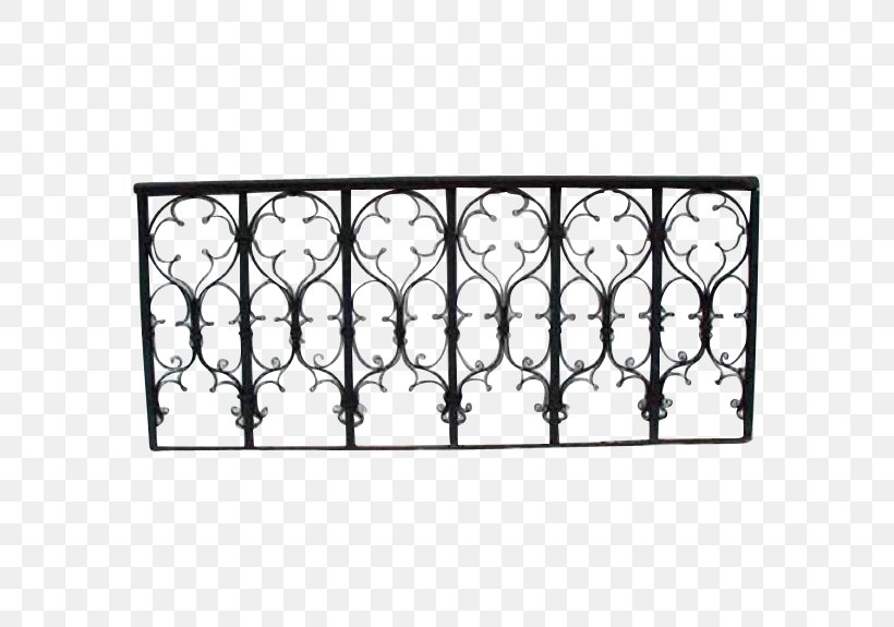 Victorian Era Wrought Iron Gothic Revival Architecture Grille Handrail, PNG, 575x575px, Victorian Era, Architecture, Balcony, Baluster, Black Download Free