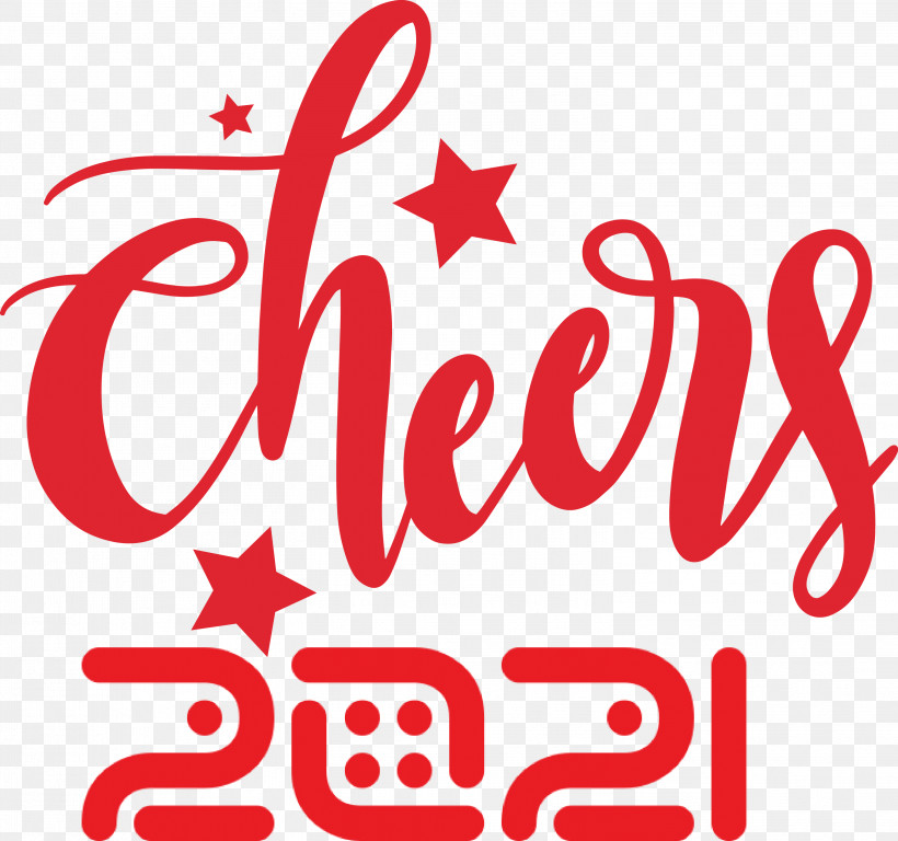 2021 Cheers New Year Cheers Cheers, PNG, 3012x2824px, Cheers, Geometry, Line, Logo, M Download Free