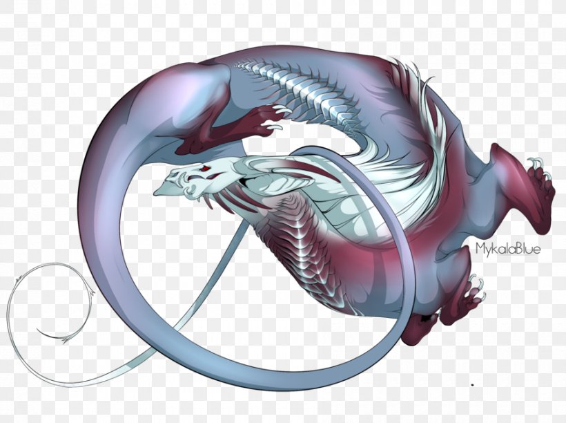 dragon fish drawing