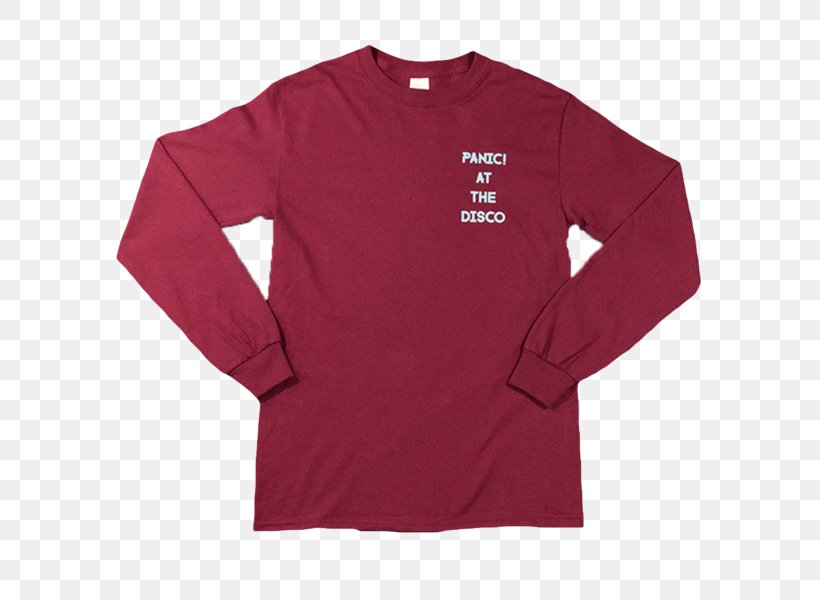 Long-sleeved T-shirt Long-sleeved T-shirt Panic! At The Disco, PNG, 600x600px, Tshirt, Active Shirt, Bluza, Brendon Urie, Clothing Download Free