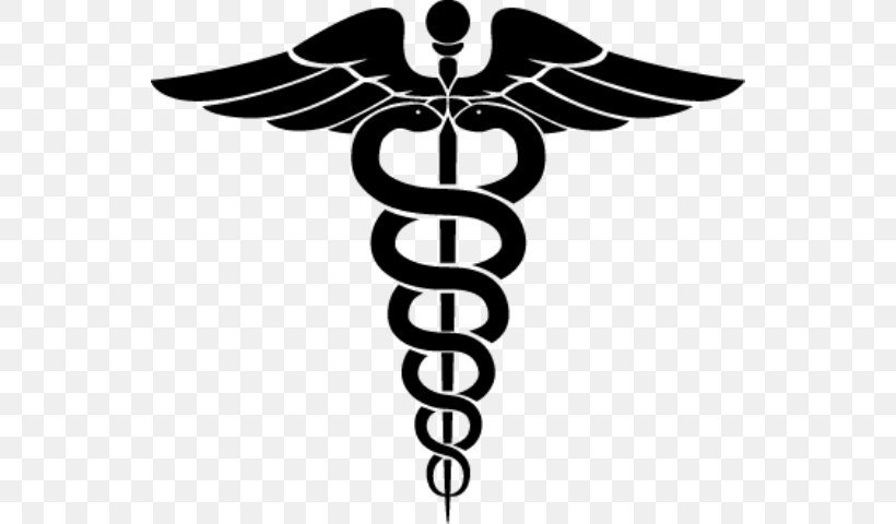 Physician Medicine Logo Clip Art, PNG, 544x480px, Physician, Black And White, Caduceus As A Symbol Of Medicine, Doctor Of Medicine, Fictional Character Download Free