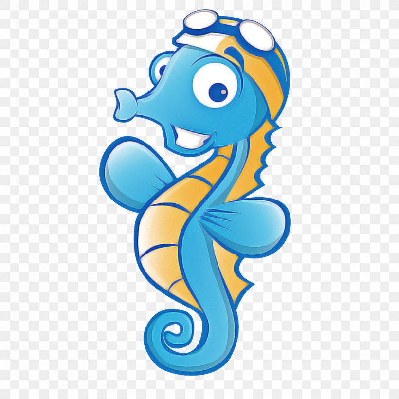 Seahorses Fish Cartoon Animal Figurine Microsoft Azure, PNG, 1000x1000px, Seahorses, Animal Figurine, Biology, Cartoon, Fish Download Free