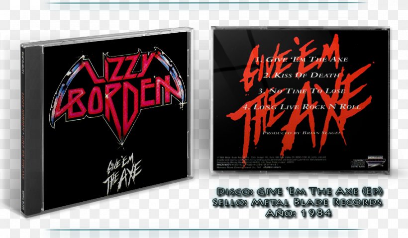Give 'em The Axe Lizzy Borden Brand Font, PNG, 909x531px, Brand Download Free