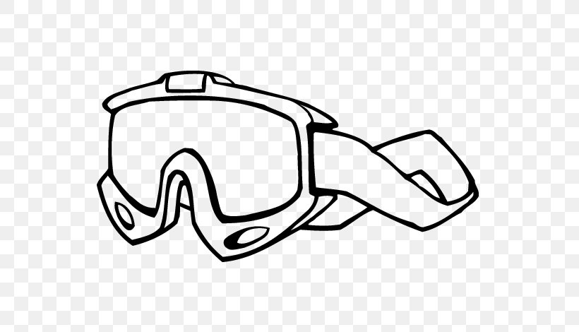 Goggles Drawing Coloring Book Glasses, PNG, 600x470px, Goggles, Area, Automotive Design, Black, Black And White Download Free