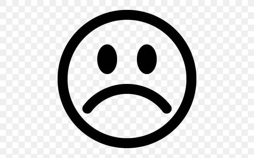 Smiley Sadness Drawing Clip Art, PNG, 512x512px, Smiley, Black And White, Drawing, Emoticon, Face Download Free