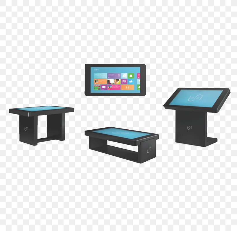 Coffee Tables Touchscreen Furniture Waiting Room, PNG, 800x800px, Table, Coffee Tables, Computer Monitor Accessory, Computer Monitors, Desk Download Free