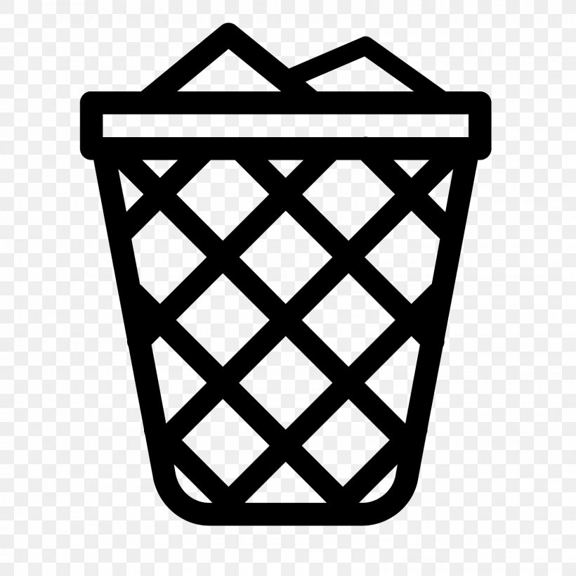 Rubbish Bins & Waste Paper Baskets, PNG, 1600x1600px, Rubbish Bins Waste Paper Baskets, Basket, Black And White, Container, Paper Download Free