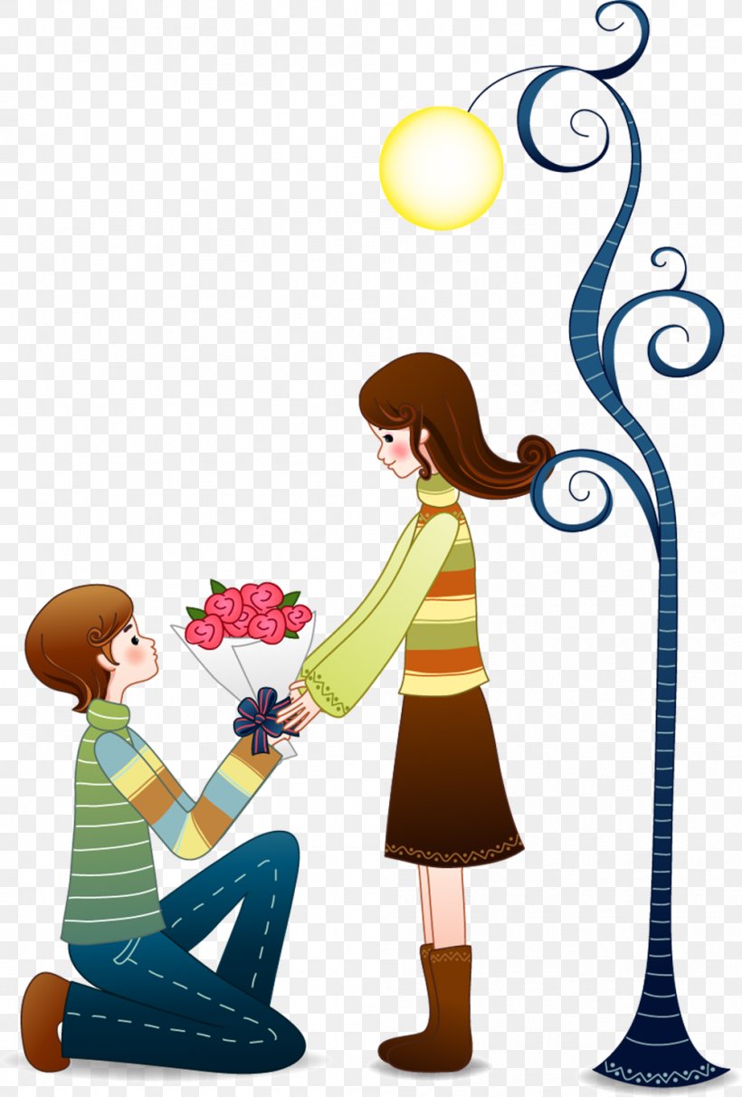 Valentines Day Qixi Festival Romance Illustration, PNG, 1001x1480px, Valentines Day, Art, Couple, Gift, Happiness Download Free