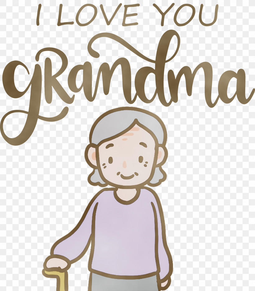 Human Logo Cartoon Happiness Conversation, PNG, 2629x3000px, Grandma, Cartoon, Conversation, Grandmothers Day, Happiness Download Free
