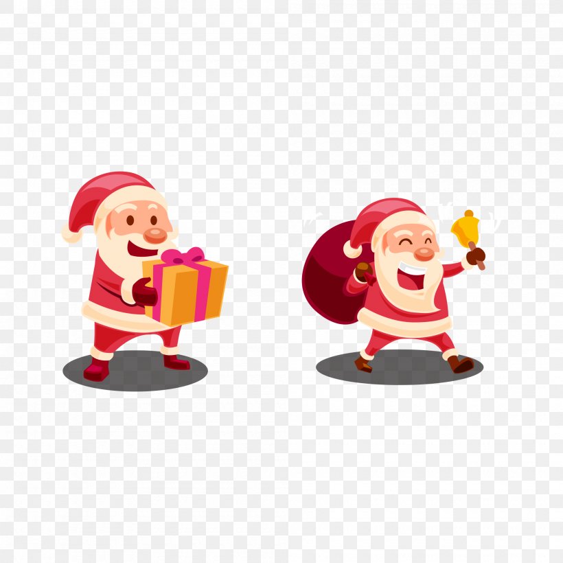 Santa Claus Gift Christmas Ornament Clip Art, PNG, 2000x2000px, Santa Claus, Christmas, Christmas Decoration, Christmas Ornament, Christmas Tree Download Free