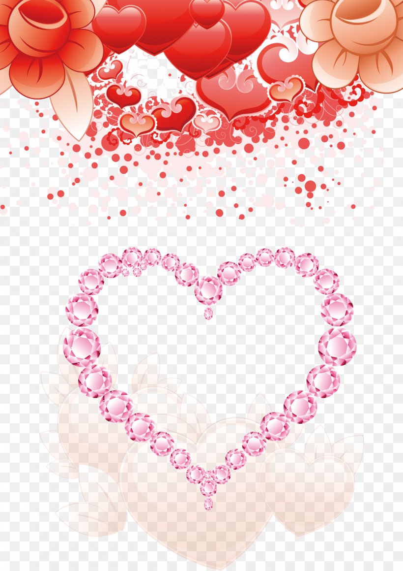 Valentines Day Tanabata, PNG, 1417x2005px, Watercolor, Cartoon, Flower, Frame, Heart Download Free