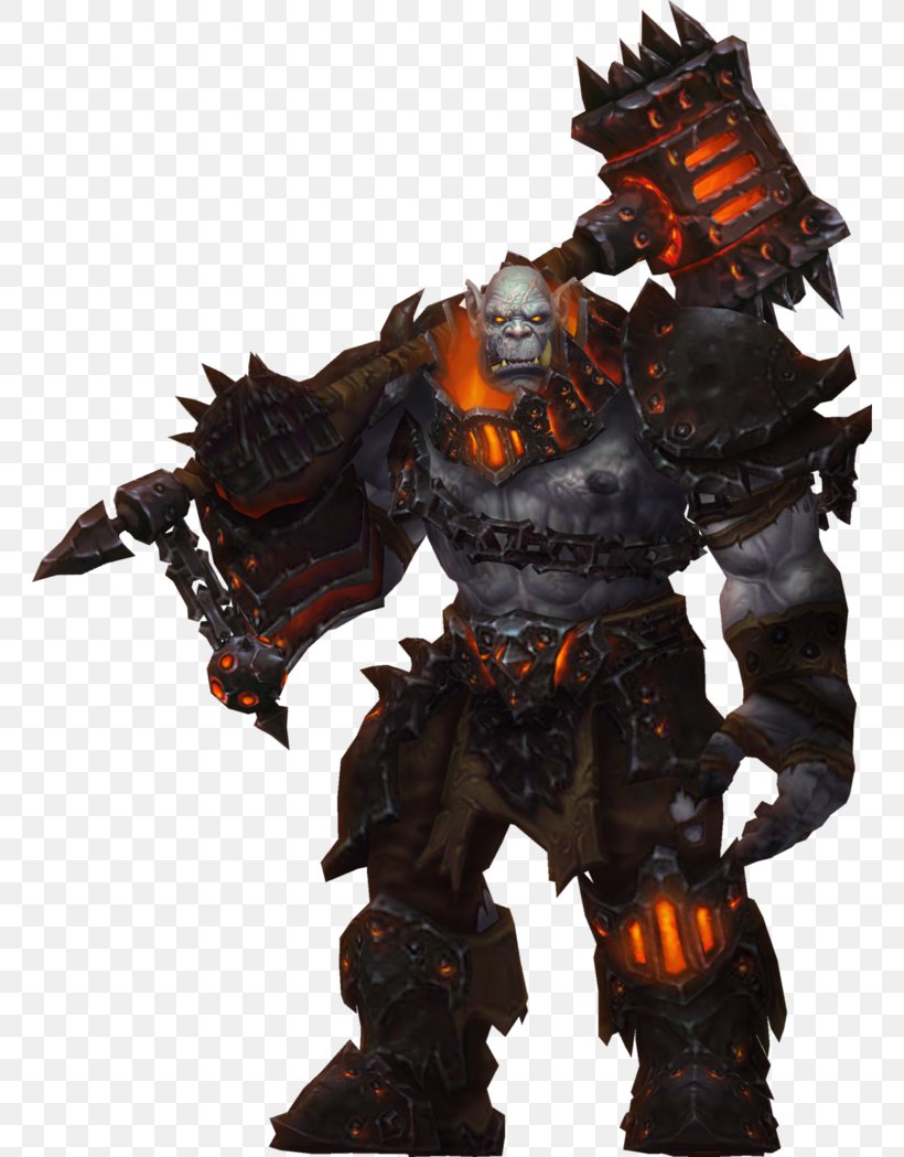 Warlords Of Draenor Blackhand Warcraft III: Reign Of Chaos World Of Warcraft: Legion Video Game, PNG, 762x1049px, Warlords Of Draenor, Action Figure, Armour, Blackhand, Blizzard Entertainment Download Free