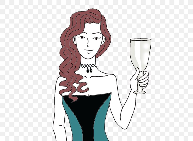 Wine Glass Human Behavior Cartoon Woman, PNG, 600x600px, Watercolor, Cartoon, Flower, Frame, Heart Download Free