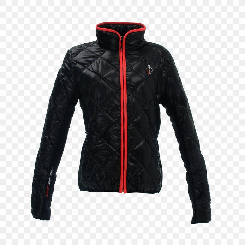 Leather Jacket Ski Suit Clothing, PNG, 1000x1000px, Jacket, Black, Clothing, Clothing Accessories, Down Feather Download Free
