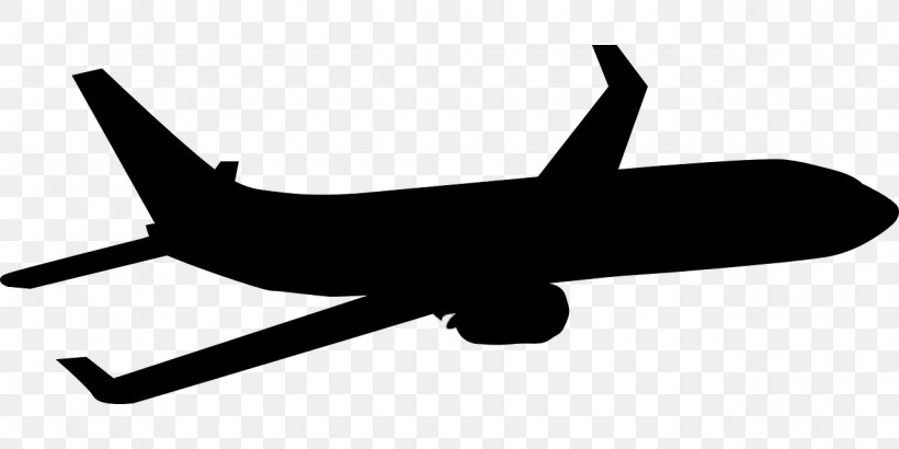 Airplane Aircraft Silhouette Clip Art, PNG, 1280x640px, Airplane, Aerospace Engineering, Air Travel, Aircraft, Airline Download Free