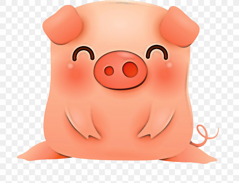 Cute Pig, PNG, 1100x842px, Cute Pig, Animation, Cartoon, Nose, Pink Download Free