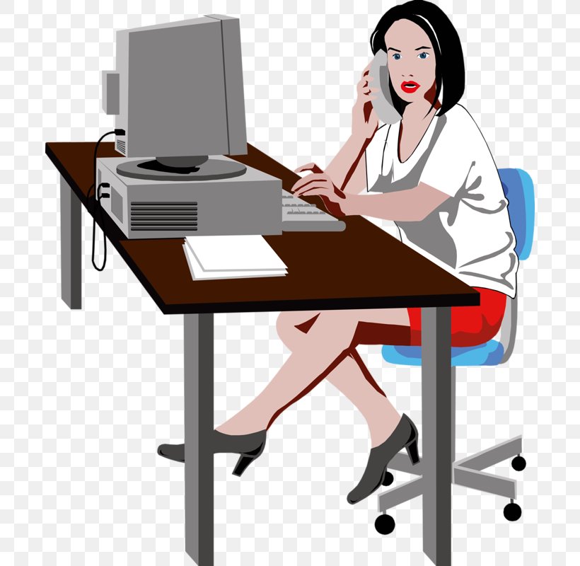 Table Woman, PNG, 692x800px, Table, Business, Cartoon, Chair, Communication Download Free