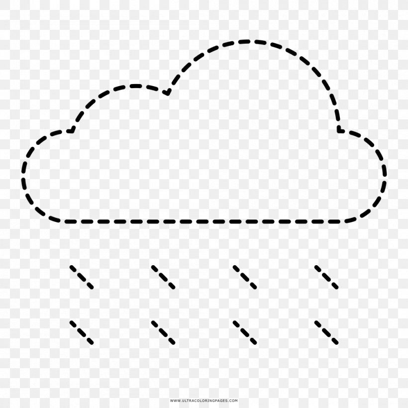 Cloud Rain Coloring Book Drawing, PNG, 1000x1000px, Watercolor, Cartoon, Flower, Frame, Heart Download Free