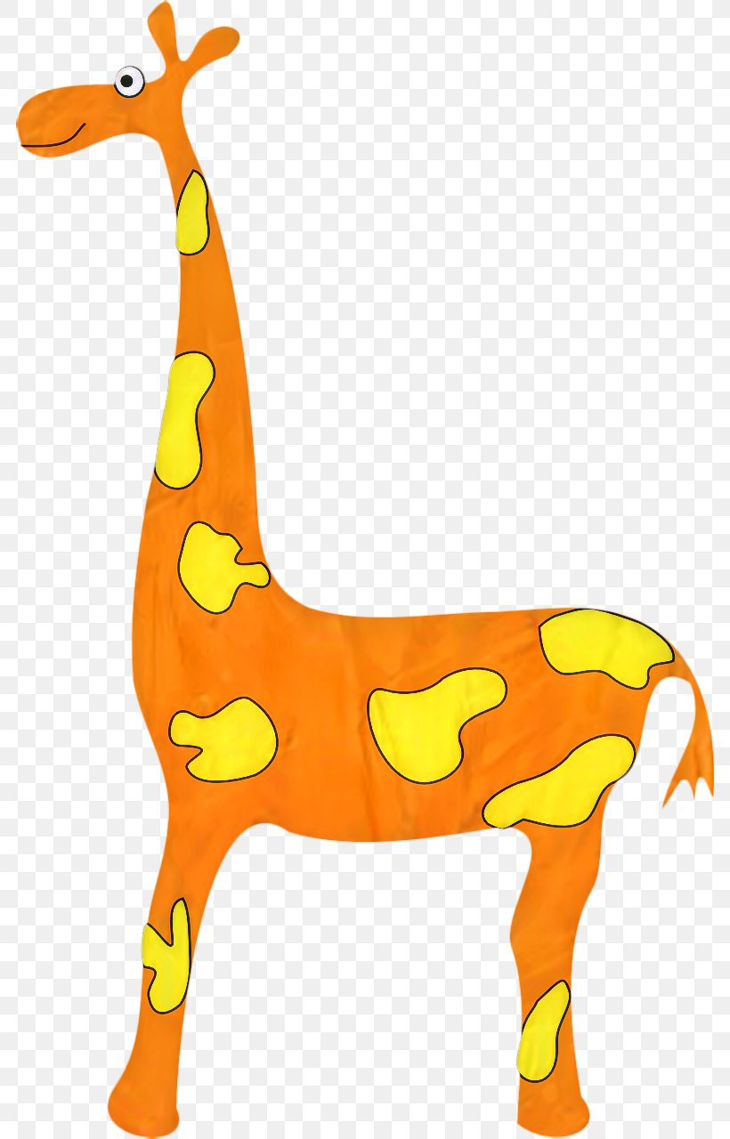 Giraffe Vector Graphics Clip Art Orange, PNG, 784x1280px, Giraffe, Animal Figure, Cartoon, Fawn, Giraffidae Download Free