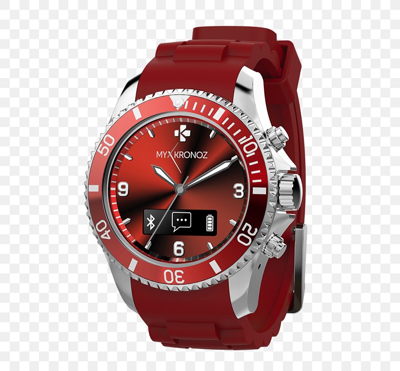 MyKronoz ZeClock Smartwatch Bluetooth Low Energy Mykronoz Zetime Original, PNG, 760x760px, Smartwatch, Bluetooth, Bluetooth Low Energy, Brand, Clock Download Free