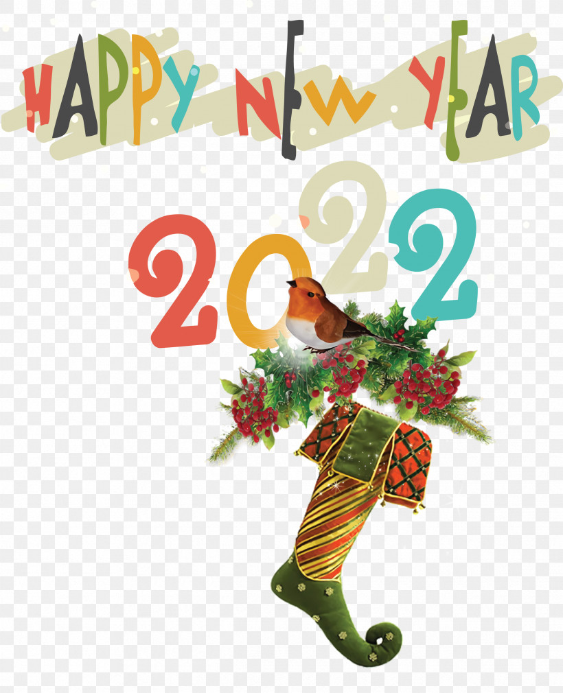 2022 Happy New Year 2022 New Year, PNG, 2435x3000px, New Year, Bauble, Cartoon, Christmas Day, Christmas Stocking Download Free