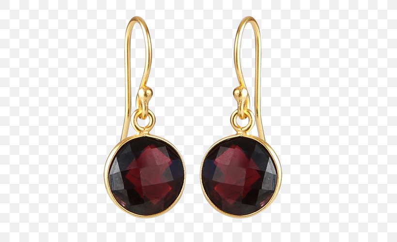 Earring Ruby Gemstone Silver Jewellery, PNG, 500x500px, Earring, Body Jewellery, Body Jewelry, Earrings, Facet Download Free