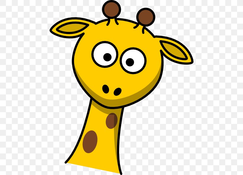 Giraffe Cartoon Face Clip Art, PNG, 486x593px, Giraffe, Animation, Area, Black And White, Blog Download Free
