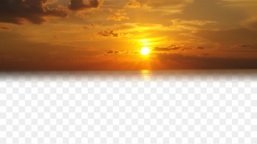 Golden Sky Sunset, PNG, 1920x1080px, Sunset, Beach, Calm, Cloud, Coast Download Free