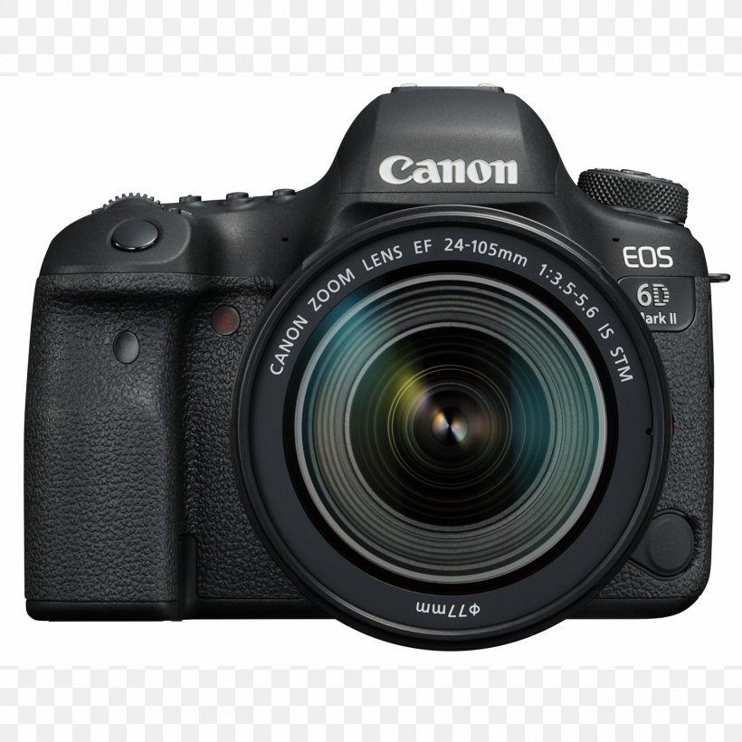 Canon EOS 6D Mark II Canon EF 24–105mm Lens Canon EOS 5D Mark II Canon EOS 5D Mark IV, PNG, 1500x1500px, Canon Eos 6d Mark Ii, Battery Grip, Camera, Camera Accessory, Camera Lens Download Free