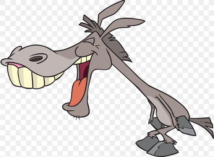 Donkey Laughter Clip Art, PNG, 2000x1471px, Donkey, Beak, Carnivoran, Cartoon, Dog Like Mammal Download Free