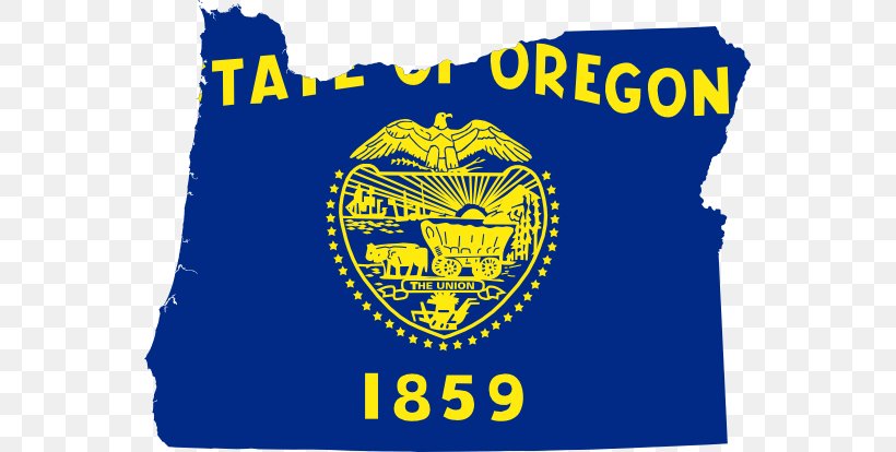 Flag Of Oregon Flag Of The United States State Flag, PNG, 555x414px, Oregon, Area, Badge, Blue, Brand Download Free