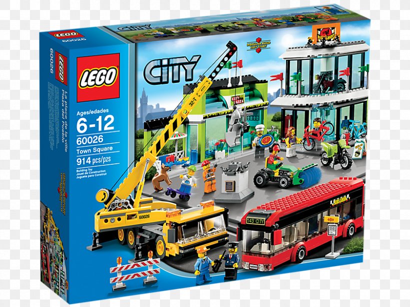 Lego City LEGO 60026 City Square Toy LEGO City City Square, PNG, 840x630px, Lego