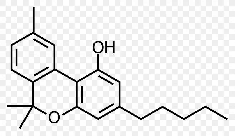 Tetrahydrocannabinol Cannabinoid Cannabidiol Cannabis, PNG, 2000x1163px, Cannabinol, Area, Black, Black And White, Brand Download Free